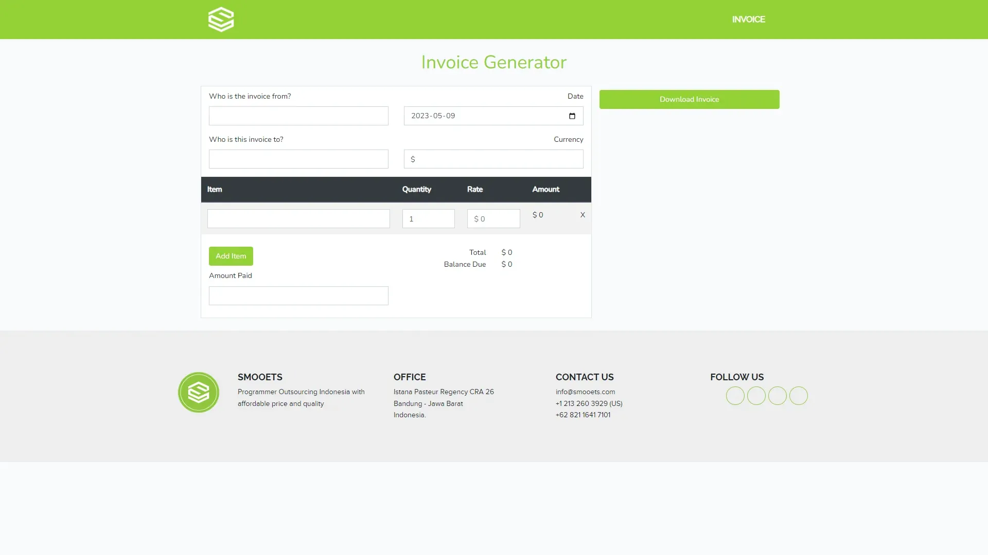 Invoice Generator